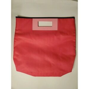 Clinique Tote Bag Pink Leather Handle